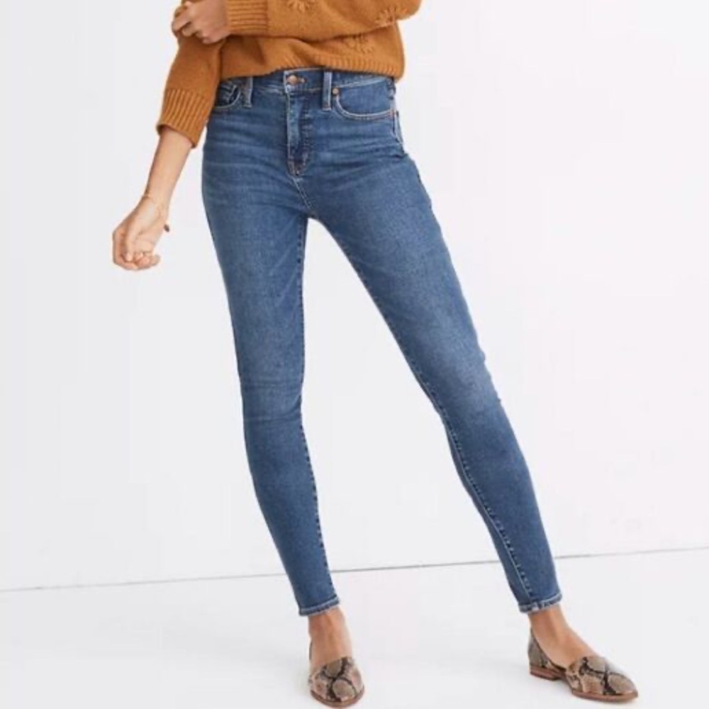 Madewell 10” High-Rise Skinny Jeans.